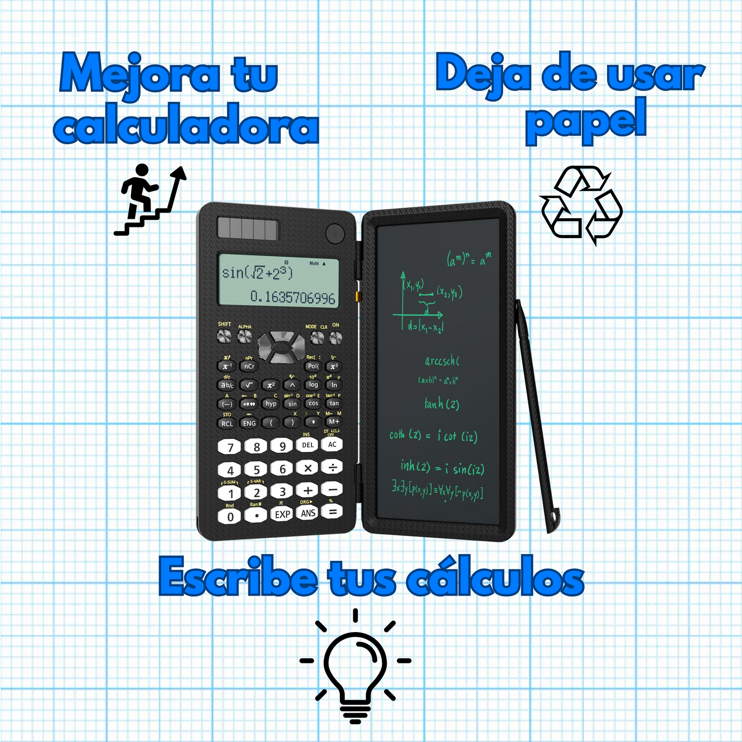 Calculadora Científica con Pizarra Inteligente