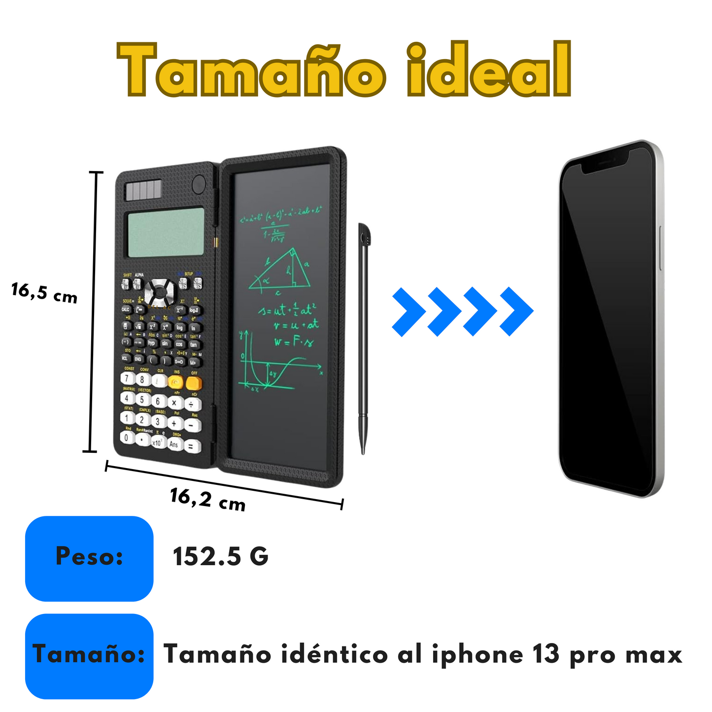 Calculadora Científica con Pizarra Inteligente